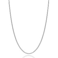 Amazon.com: Miabella 925 Sterling Silver Italian 1.5mm, 2mm, 2.5mm